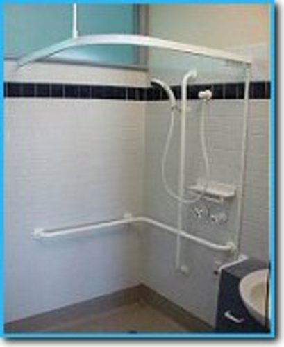 Customised Shower Curtain Tracks Independent Living Centres
