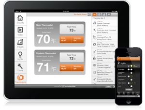 25404 alarm.com ipad thermo iphone lightssm