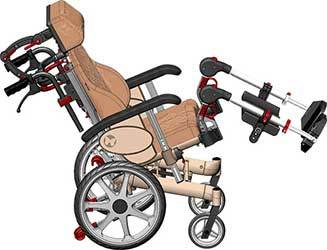 25590 tilt in space wheelchair netti vision t