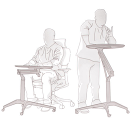 25912 mobile table in use