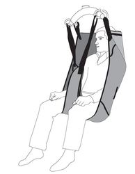 26022 duracare general purpose head support sling