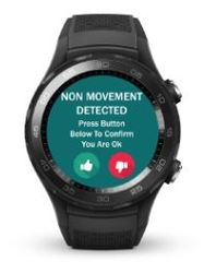 29666 mcare huawei watch 2  non movement detector view