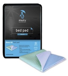 30582 pr16872 staydry boss 40 all in one bed pad