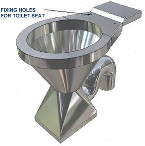 Stainless Steel Toilet Pan.