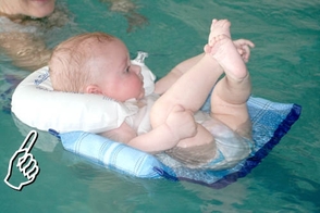 Baby inflatable neck collar