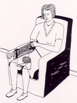 PR08393 One Handed Ambidextrous Knitting Aid