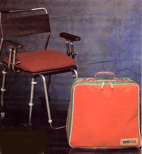 Borringia Chameleon Mobile Shower Commode Chair - attendant propelled model.