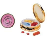 PR16221 Ezy Dose Round Fashion Pill Case