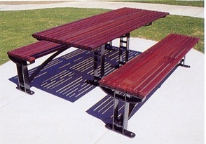 Urban Furniture Systems Accessible Picnic Table