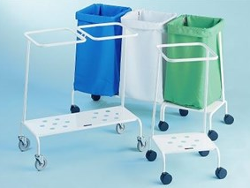 Mobile Linen and Garbage Trolley