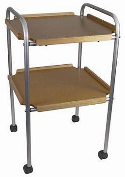 Kitchen Trolley with Wooden Trays