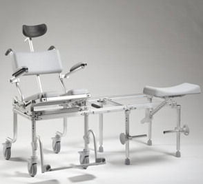 23256 tilting combination wheeled toilet chair and tub slider system nuprodx multichair 6000tilt
