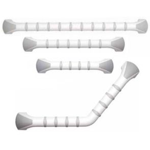 Range of straight or angled grab bars