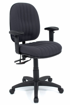 Alpha AL2 Task Chair (medium back) with adjustable arms