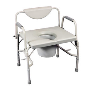 Bariatric Drop Arm Commode/Over Toilet Aid