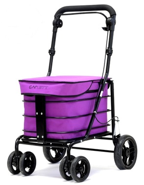 Carlett Lett700 Folding Shopping Trolley - Blueberry colour