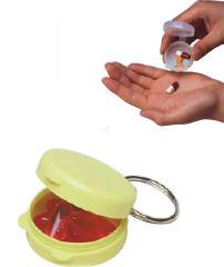 PR03192 Ezy Dose Pocket Pill Caddy with Keychain Option