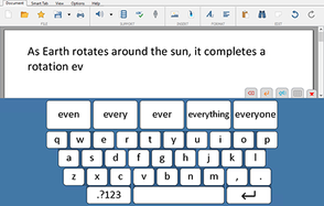 Larger buttons with clustered arrangements are available