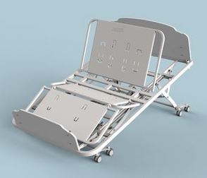 Jomor Rivoli Ultra Low Bed - showing adjustable features