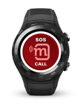 29664 mcare huawei watch 2  sos call screen view
