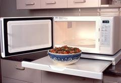 Microwave Stealth Shelf - Designer White