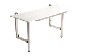 Fold Down Shower Seat - Stainless Steel