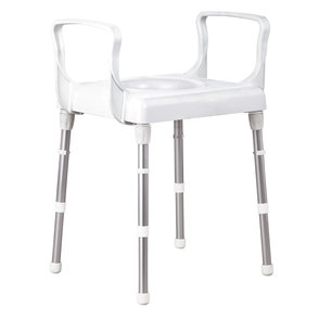 Brest Over toilet seat frame chair with armrests