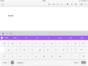 Text Help iPad - Word Prediction Typing keyboard