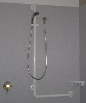 Normbau Shower Handrail With Shower Head Rail