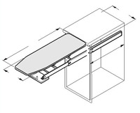 Hafele Ironfix Built In Ironing Board Independent Living Centres