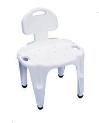 Carex Adjustable Bath and Shower Seat - with back