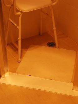 Water Stop ramp for shower without Ramp.