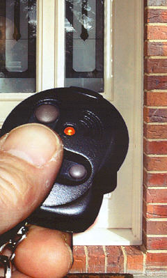 Quick lock remote controlled door system.