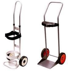 Oxygen Cylinder carrying trolley.
