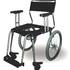 Borringia Chameleon Mobile Shower Commode Chair - self propelled model