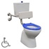 Plaza Assist Special Needs S-trap Toilet Suite - with optional backrest