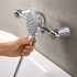 Hansa Medijet Flex Handshower - hooking handle onto adjacent rail