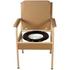  BetterLiving Bedside Commode Chair with Side Skirts - lid up