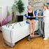 Senta Pur L Combi Bathing Lift - in use