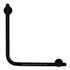 RBA4601-018 - Raffaello 90° Ambulant Grab Rail | Matte Black
