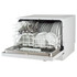 Candy Benchtop Dishwasher - open and fully loaded