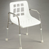 Care Quip shower chair - stainless steel