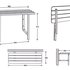 Hand Rail Industries Wall Mounted Shower Seats